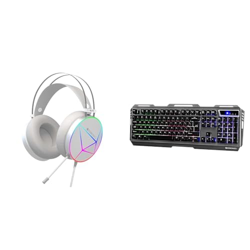 ZEBRONICS Zeb-Blitz USB Gaming Wired Over Ear Headphones with Dolby Atmos, RGB LED, Windows Software