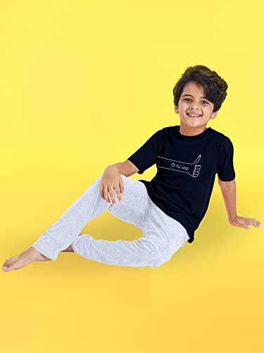 Image of Boys & Girls Premium Cotton Full Sleeves Print T-Shirt & Pyjama Set | Kids Clothing Set | Loungewear | Nightwear