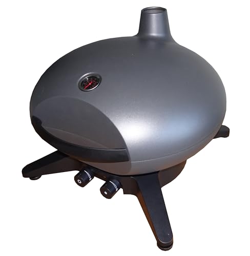 Morsø Forno Gas Medio Gasgrill – Gas-Tischgrill mit Grillrost aus Gusseisen, skandinavischer Lifestyle für Terrasse und Garten, Anthrazit-Grau