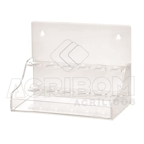 Suporte de Parede ou Mesa em Acrílico Para Apagador E Para 6 Canetas/Suporte Para Quadro Branco - Ac