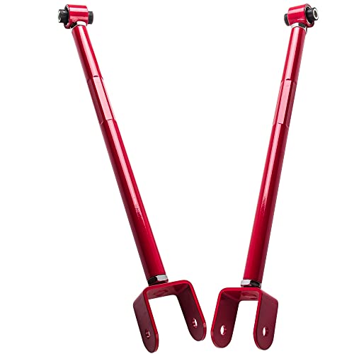 maXpeedingrods 2x Barras de Amortiguador para BMW Serie E36 E46 X3 Z4 E83 E85 E86 E89, Brazo de Control Trasero de Suspensión con Soporte de Elevación, Amortiguadores de Gas, Resorte de Gas Rojo