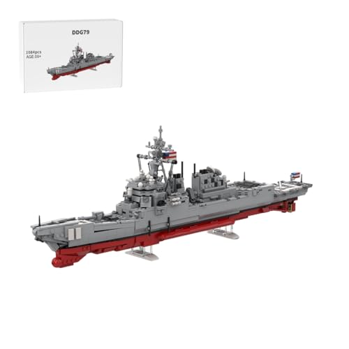 DDG 79 Flight IIA Modern Missile Destroyer Building Blocks Kit 1084PCS