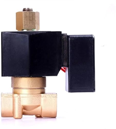Électrovanne normalement ouverte laiton 1/2 pouce vanne solénoïde eau AC 220V de plomberie - 4