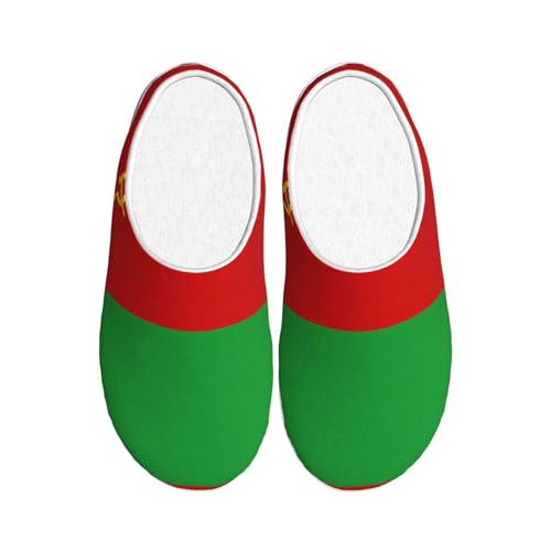 Chaussons d'hiver chauds Biélorussie peluche antidérapants homme femme 39