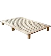 Amazon｜DEWEL ベッドフレーム セミダブル 幅123×長さ200×高さ20cm