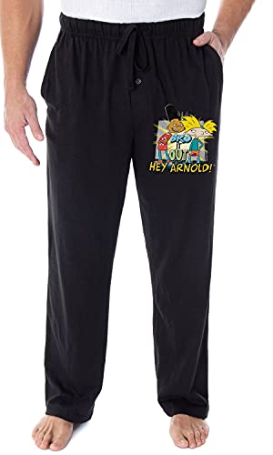 Nickelodeon Mens' Hey Arnold! Bro It Out 90s Kid Gerald Sleep Pajama Pants