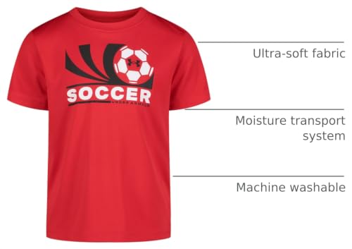 Image of Under Armour Boys' Short Sleeve Sports Graphic T-Shirt, Lightweight & Breathable, Relaxed Fit