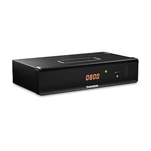 THOMSON THC301 HD-ontvanger voor digitale kabeltelevisie DVB-C Full HD (HDTV, HDMI, SCART, USB, mediaspeler) zwart, 3 jaar garantie