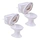 CHROMACRAFT 2 Stück Mini-Toilettenmodelle, Puppenhaus-Badezimmermöbel, Puppenhaus-Dekorationszubehör, Kinderspielzeug