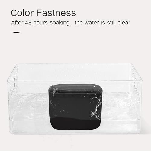 Image of Fits for Evelyne Bag Insert Organizer For Hermes(40,Black) | Premium Silk Material,Smooth Touch,Lightweight,zipper,protect from scratches & stains,multiple pockets,keychain,waterproof