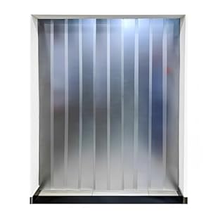 KEHHZUHL Mattierte Kunststoff-Vorhangstreifen 1,5 mm