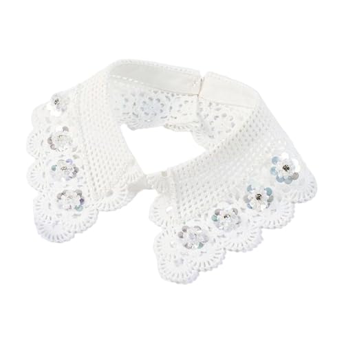 Collier col faux amovible en polyester parfait pour vos tenues de bureau