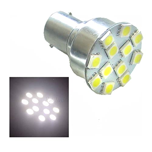 PA LED 2PCS RV Camper Interior LED Light Bulbs 1156 BA15S 1141 12SMD Warm White 4500K