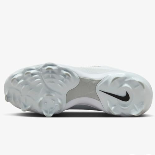 Nike Force Trout 9 Pro Low Rubber Baseball Cleats (FB2908-100,White/Black-Pure Platinum)4