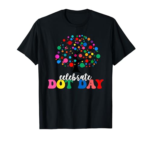 Happy International Dot Day Tree Groovy 15th September Camiseta