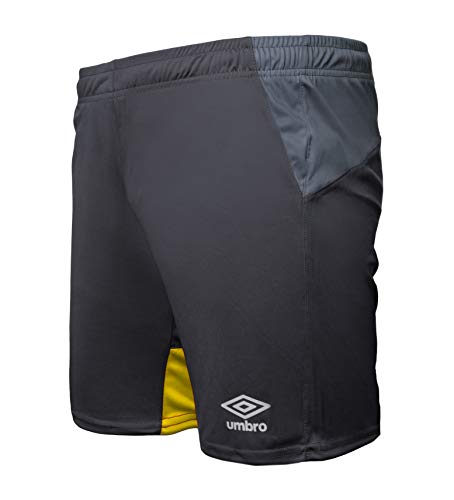 UMBRO Core Training Woven Short Pantalones Cortos De Fútbol, Hombre, Negro, L