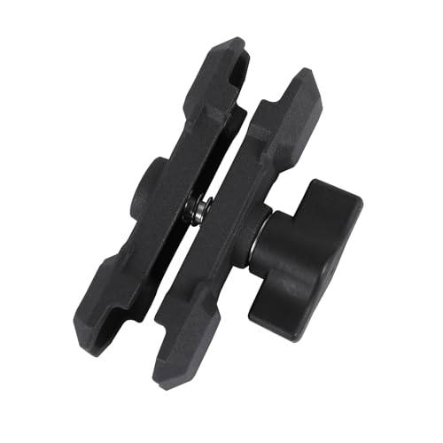 Aluminum Alloy B Size Double Socket Arm Compatible with RAM mounts and Other 1'' Ball Bike Motorcycle Phone Holder (Medium Arm,Full Length 3.5