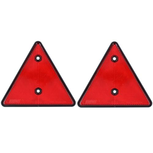 Reflective Trailer Triangles Triangular Reflectors (PAIR) TR051