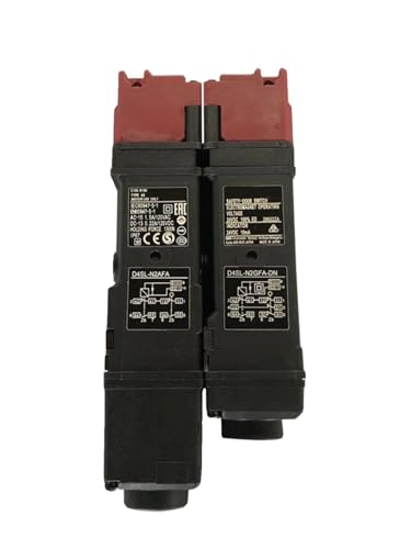Serrure de porte D4SL-N2NFA avec tête orientable et interverrouillage solénoïde