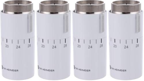 IMI Heimeier Kopf 7500-00.500 weiß, 6-28°C Thermostatkopf, Weiß RAL 9016