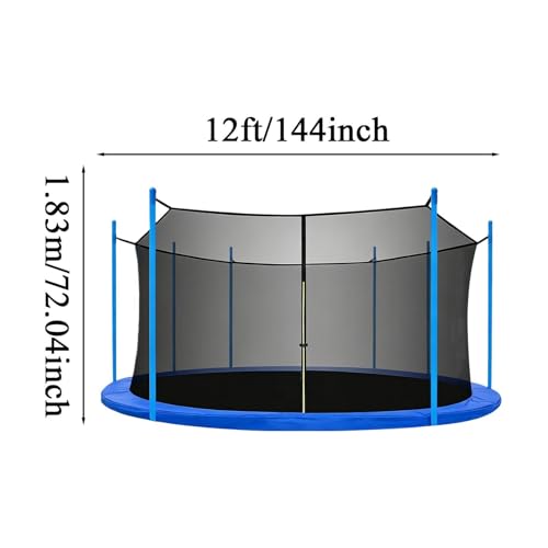 Filet de trampoline de haute résistance pour cadre rond et protection extérieure durable