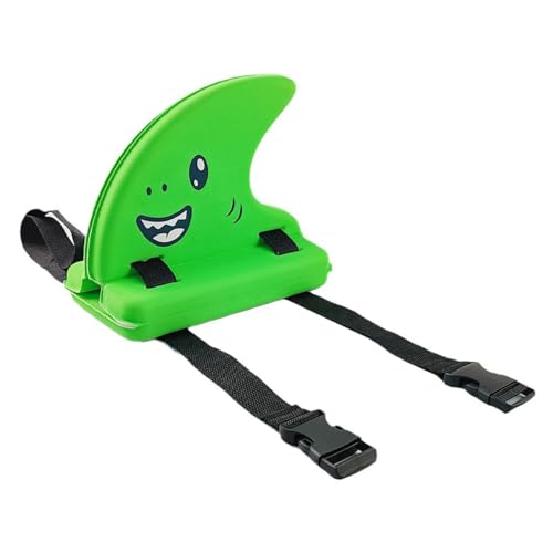 Sarini Shark Fin Back Float Board Shark Fin Swim Float For Aid Pool Swimming Training Pool Exercise Equipments Green