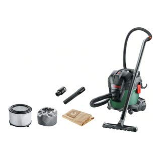 Bosch Universalvac 15 Islak ve Kuru Toz Emme Makinesi, 1000 Watt, Kutuda, Siyah