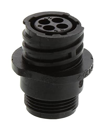 AMP - TE CONNECTIVITY - 206430-2 - Circular Connector, Cable Mount Receptacle, Thermoplastic Body CPC Series 1 4 Contacts-6pack
