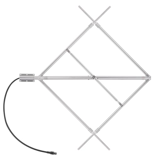 FMUSER CP200 350W Circular Polarized FM Transmitter Antenna (88-108MHz), Outdoor Double-Crossed...
