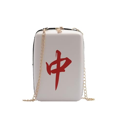 Sac à main blanc Mahjong pour rompre avec les styles banals