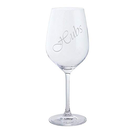 Verres à vin rouge Hubs and Wifey Dartington lot de 2 verres cristal couple