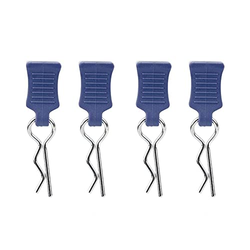 Rc Karosserieklammern Bent Springy R Pins, 1/8 1/10 1/12 Rc Karosserieklammern R Pins + Befestigungsklammer Set Modell Bent… – Ansicht 3