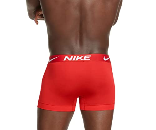 Nike 3Pk Boxer Brief Essential Micro Mens Active Underwears Size L, Color: Black/Red/Emerald