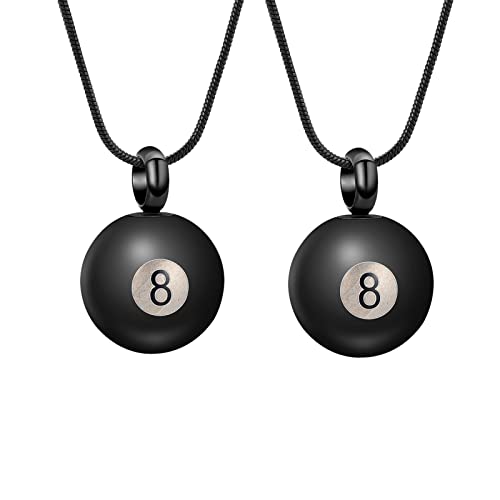 Cremation Jewelry for Ashes Pendant - Baseball/Tennis Racket/Volleyball/Golf/Soccer/Football/Basketball Necklace Sport Necklace With Mini Keepsake Urn Memorial Ash Jewelry