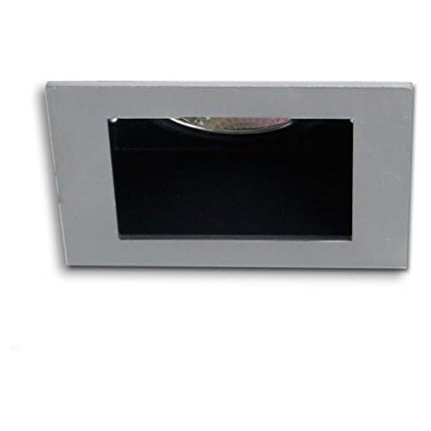 LED recessed Downlight spot Sorah Square Nickel sat. 9.0x9.0cm 230V GU10 rustproof Cover