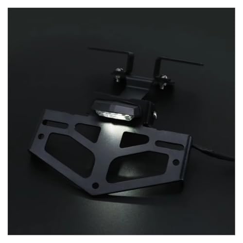 Support de plaque Suzuki SV650 VSTROM réglable noir avec éclairage LED - 6