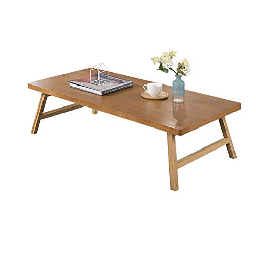 Faltbarer Couchtisch mit großem Schoßschreibtisch Frühstücks-Serviertablett Spiel-Schreibunterstützung Bis zu 13 Zoll Laptop, 120 x 60 x 33 cm, Bambus