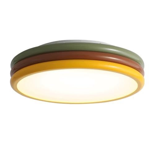 Oldsix 3 Color Dimmable LED Flush Mount Ceiling Light Round