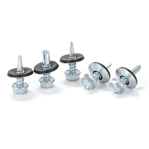 Tornillos Autoperforantes #12 x 3/4" Cabeza Hexagonal Zinc miniatura 1
