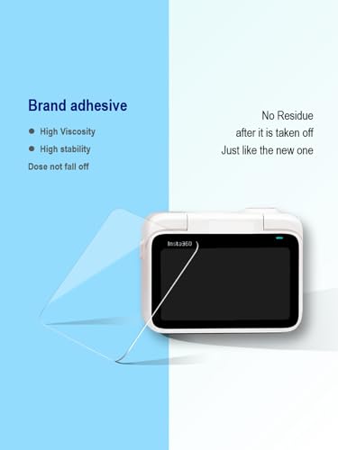 Image of iDaPro Screen + Lens Protector for Insta360 GO3S 9H Glass | 2 display + 1 lens + ABS box. Not for GO3. 9H hardness, anti-scratch, anti-bubble, HD clarity, easy installation
