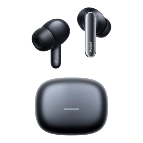 XIAOMI Redmi Buds 6 Pro Auriculares sem fios, cancelamento de ruído, leves, até 36 horas de autonomia, Bluetooth 5.3, preto (versão ES)