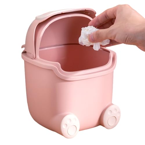 Contenedor de reciclaje en el hogar para organizar mesas de maquillaje