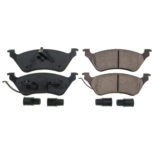 Image of PowerStop Rear Brake Pads for Chrysler Town & Country 2001-07 |Dodge Caravan 2001-07 |Grand Caravan 2001-07 - Z17 Ceramic Brake Pads & Install Hardware, 17-858