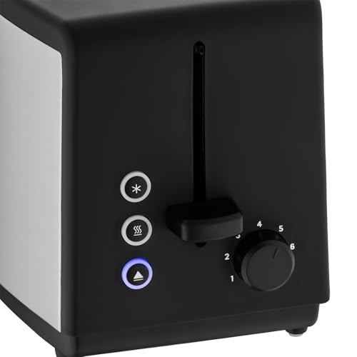 WMF Bueno Edition Toaster 2 Scheiben Edelstahl, Doppelschlitz Toaster mit Brötchenaufsatz, 2 Scheiben, 7 Bräunungsstufen, 800 W… – Ansicht 4