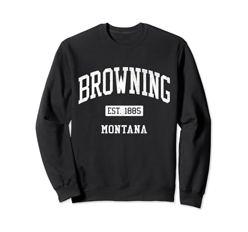 Deportes atléticos vintage Browning Montana MT JS04 Sudadera