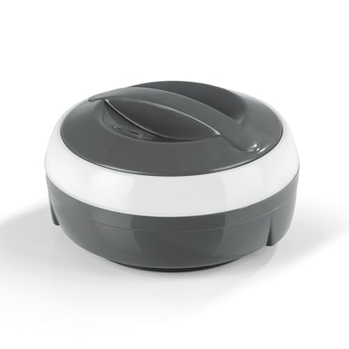 Foto von GOURMETmaxx Thermoschüsseln 3er-Set mit Edelstahleinsatz | Doppelwandig isolierte Warmhalte- & Kühlschüsseln | hält bis zu 4 Std. warm oder kalt | 550 ml, 800 ml & 1300 ml | spülmaschinengeeignet