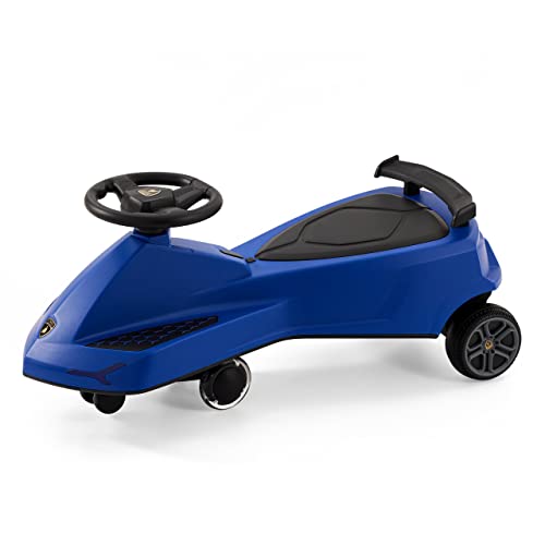Toddoowish Wiggle Car Ride On Toy –Music Plasma Car, No Batteries, Gears Or Pedals, Twist, Turn, Wiggle Movement To Steer, Outdoor Swing Car For Kids 3 Years And Up (Blue) #TOP2