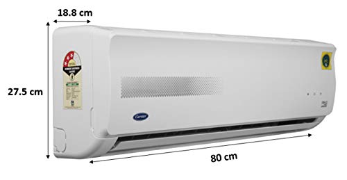 Image of Carrier 1 Ton 3 Star Inverter Split AC (Copper CAI12EK3R39F0+CI123R3CC90 White)