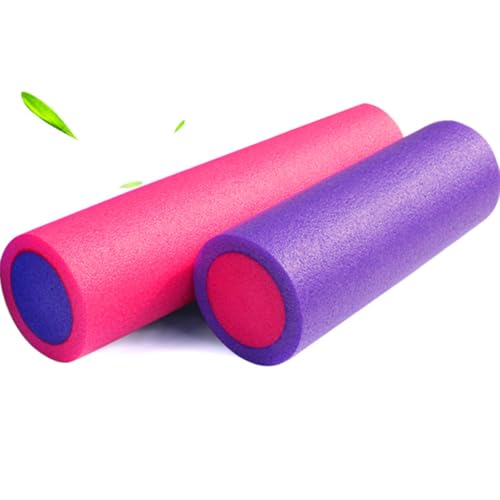 Rodillo de Yoga Homoyoyo de Espuma Sólida para Masajes y Entrenamiento de Fuerza y Equilibrio, Color Rosa, 30 x 15 cm miniatura 2