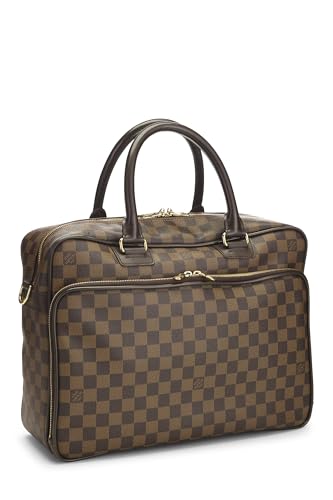 Pre-Loved Damier Ebene Icare Briefcase, Brown2